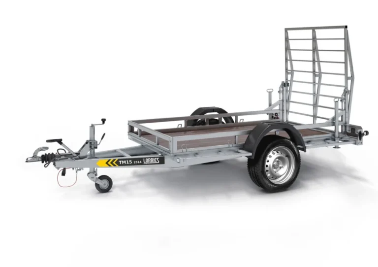 Lorries maskinsläp TM15 med gallerramp
