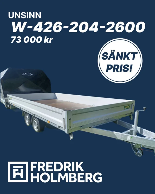 Unsinn W-426, tvåaxlat släp